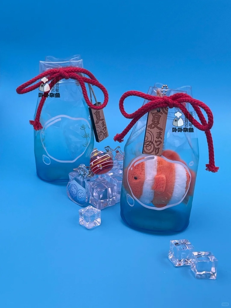 「通販」꒰金魚袋꒱「ぬいぐるみ用バッグ / ぬい用ポーチ」