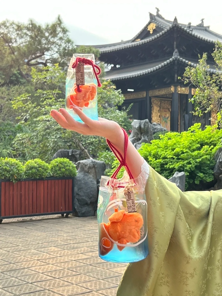 「通販」꒰金魚袋꒱「ぬいぐるみ用バッグ / ぬい用ポーチ」