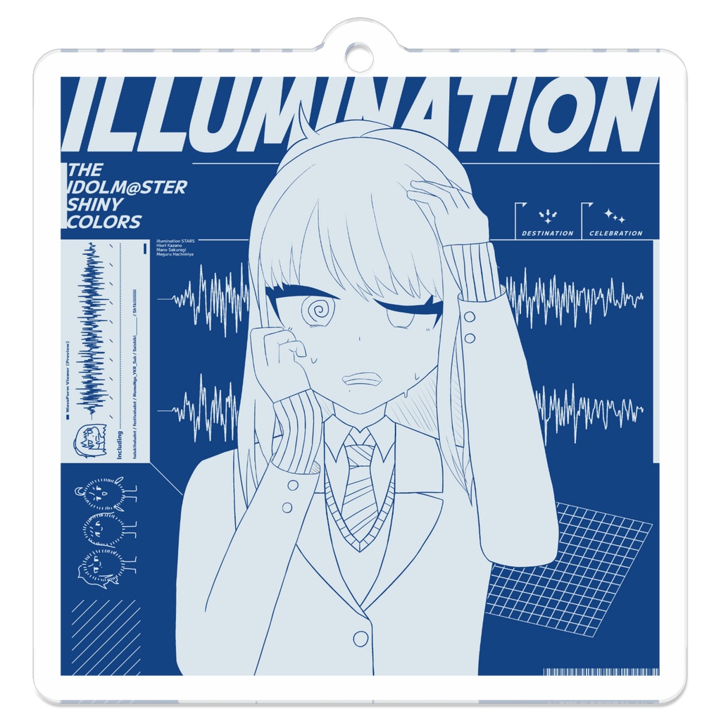 風野灯織 ILLUMINATION アクリルキーホルダー