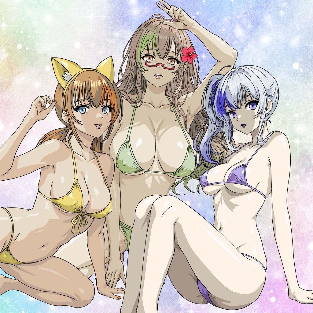 イラスト集『悶絶☆オールスターズ ヴィジュアルブック』 初版版