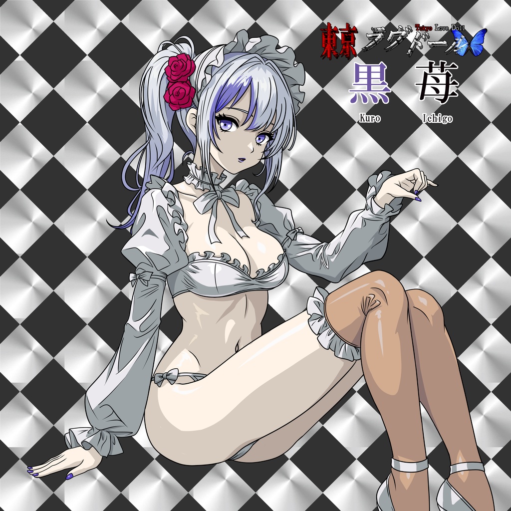 悶絶シールコレクション 悶絶☆オールスターズ 悶絶ゴシック ナイト フェス ガチャシール 【全14種類 ランダム仕様】1枚