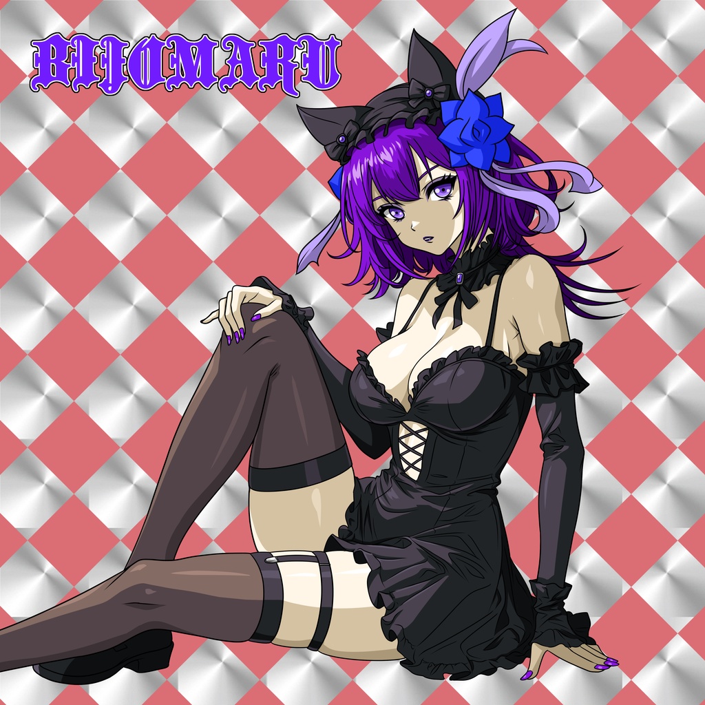 悶絶シールコレクション 悶絶☆オールスターズ 悶絶ゴシック ナイト フェス ガチャシール 【全14種類 ランダム仕様】1枚