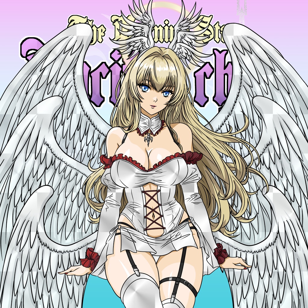 悶絶アクリルスタンドコレクション The Morning Star ルシフェルちゃん & 悶絶シールコレクション The Morning Star ルシフェルちゃん【リバースプリ】ズームアップ&全身2枚 セット