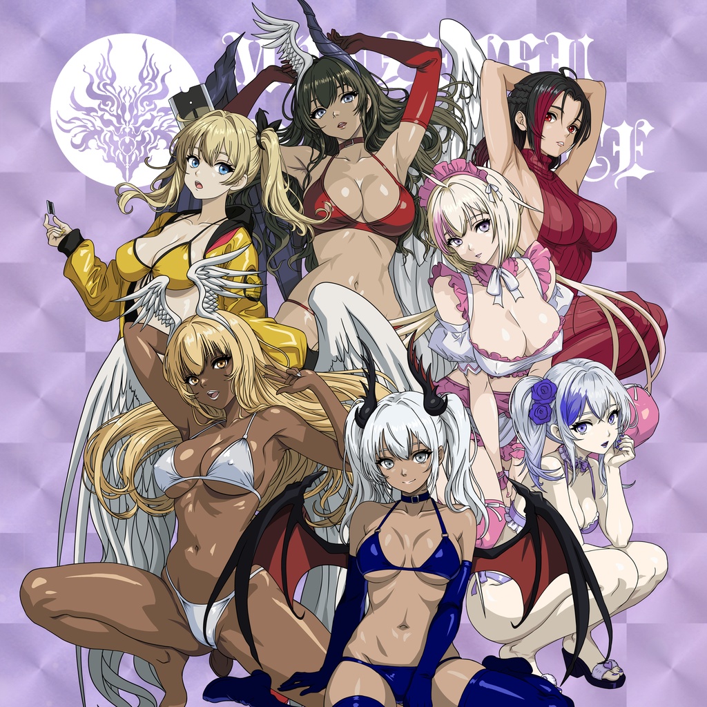 悶絶シールコレクション 悶絶オールスターズキラキラハピハピ01&02 48シールver. 2枚セット