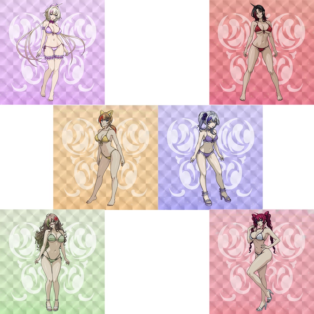 【6月新作】悶絶シールコレクション 東京ラヴドール Keshikaran Swimsuit style 【全12種類 ランダム仕様】1枚