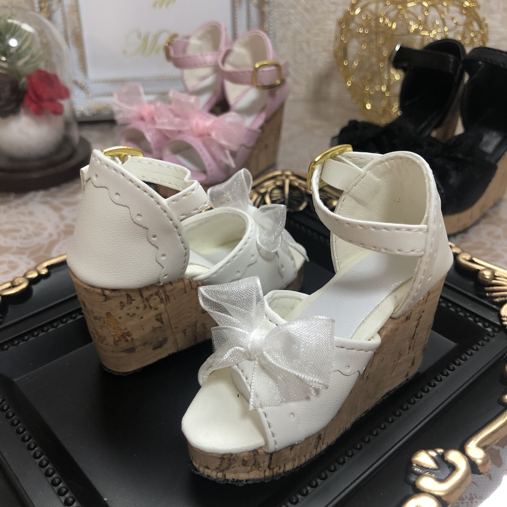 1/3 ドール用 ウェッジソール サンダル