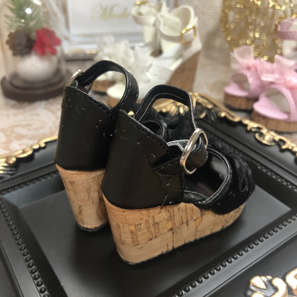 1/3 ドール用 ウェッジソール サンダル