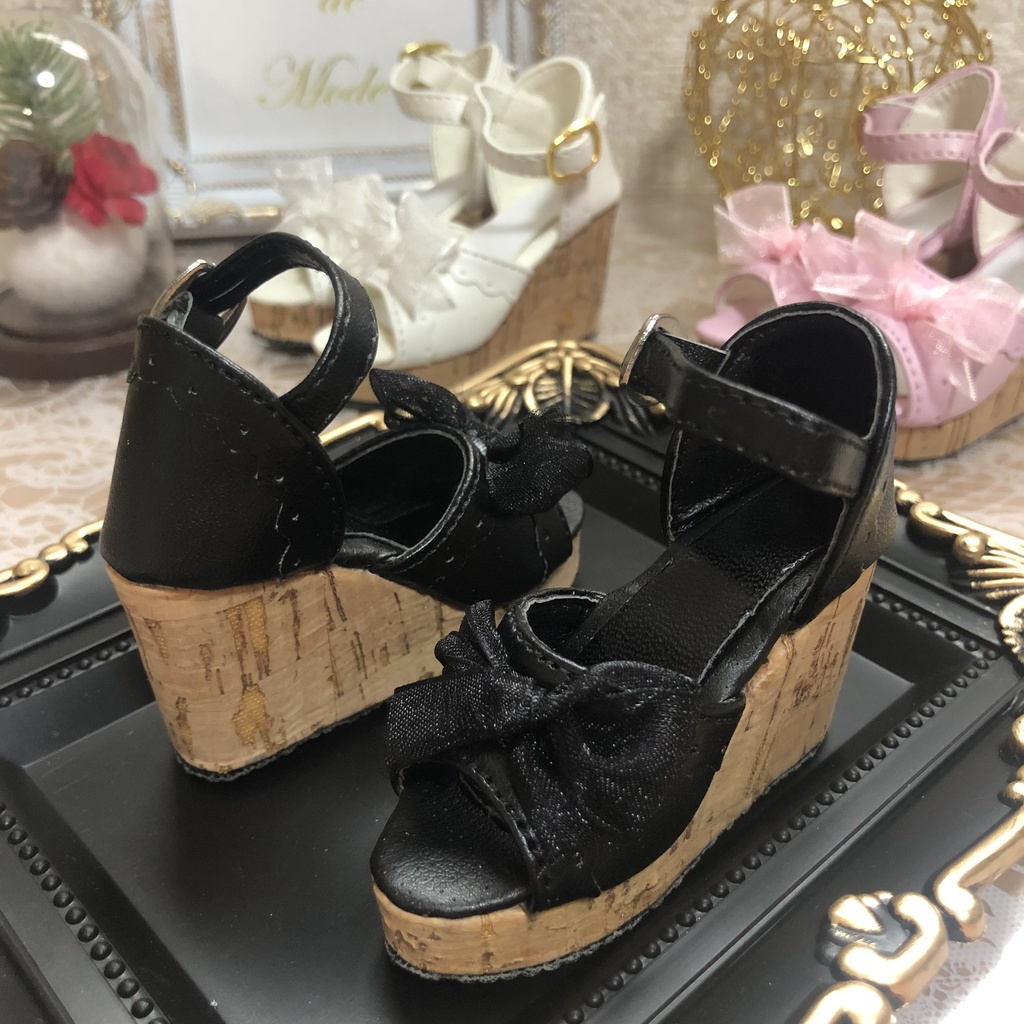 1/3 ドール用 ウェッジソール サンダル