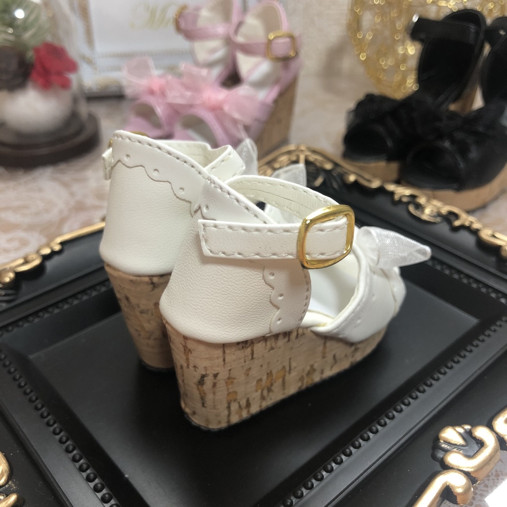 1/3 ドール用 ウェッジソール サンダル