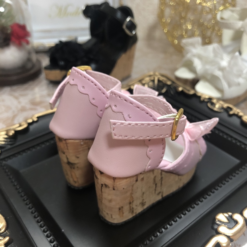 1/3 ドール用 ウェッジソール サンダル