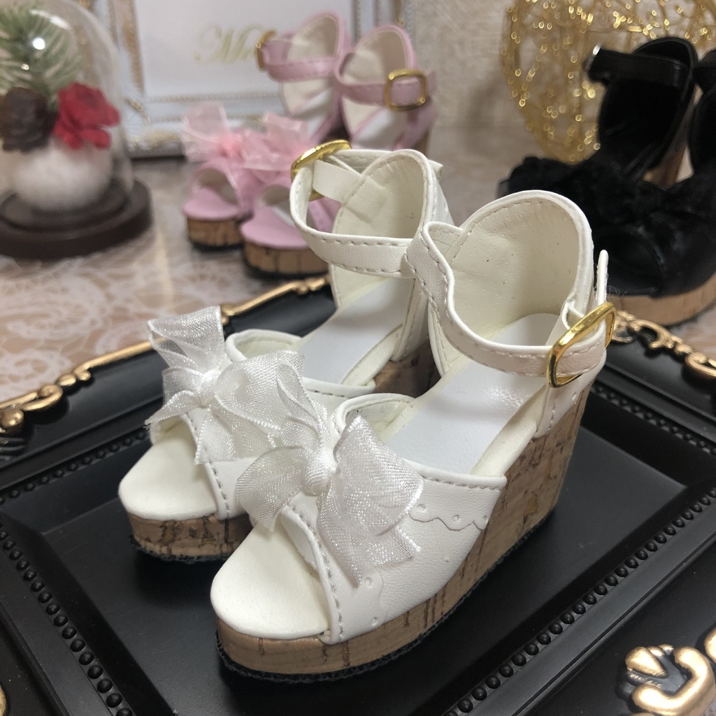 1/3 ドール用 ウェッジソール サンダル