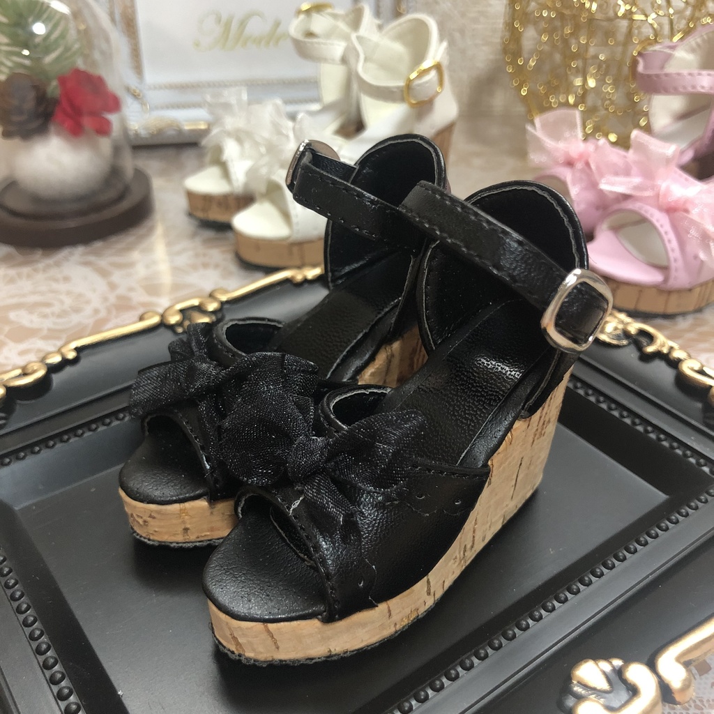 1/3 ドール用 ウェッジソール サンダル
