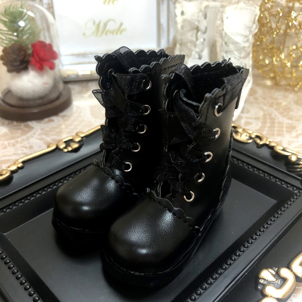 1/4 ドール用 リボン ブーツ