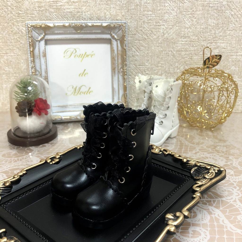 1/4 ドール用 リボン ブーツ