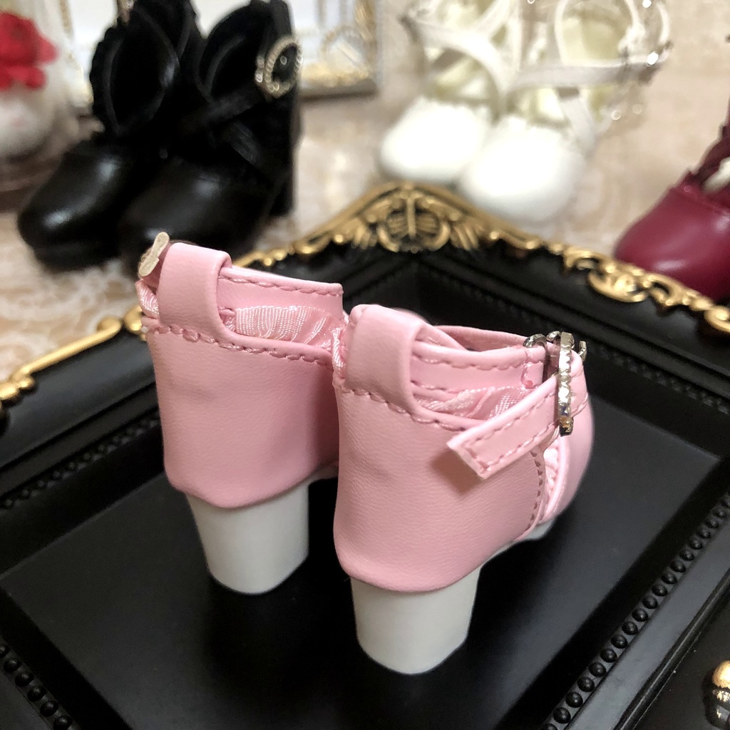 1/4 ドール用 ハイヒール カスタムリボン付き