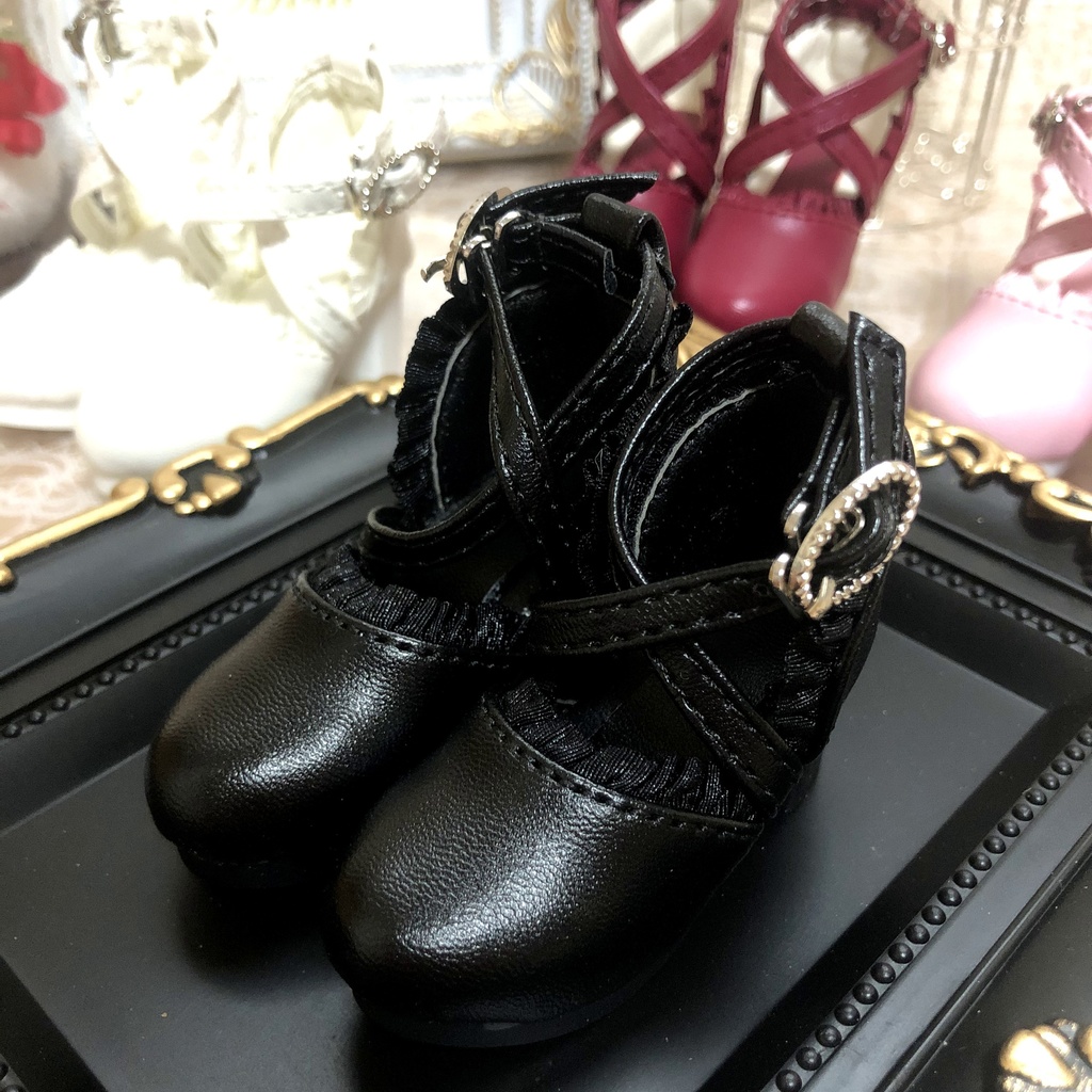 1/4 ドール用 ハイヒール カスタムリボン付き