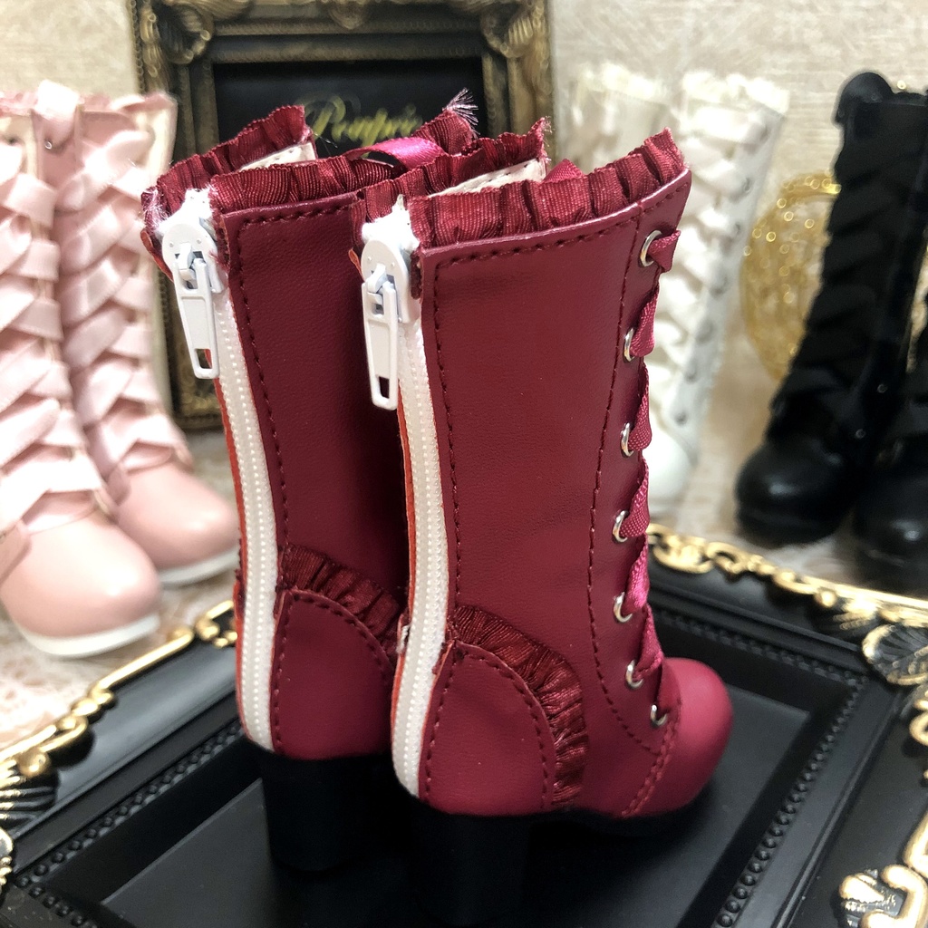 1/4 ドール用 リボンロングブーツ