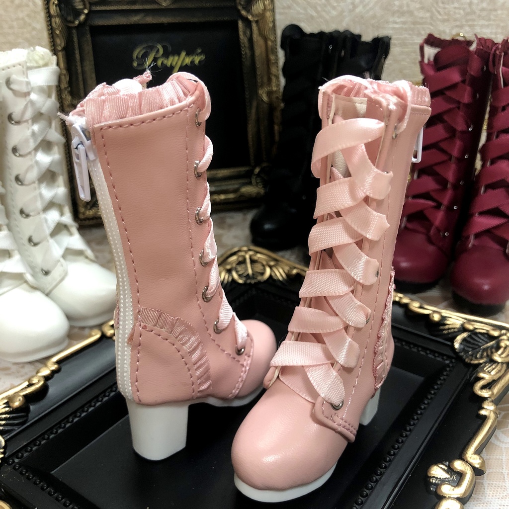 1/4 ドール用 リボンロングブーツ