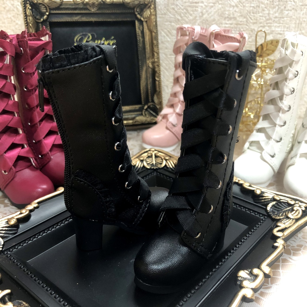 1/4 ドール用 リボンロングブーツ