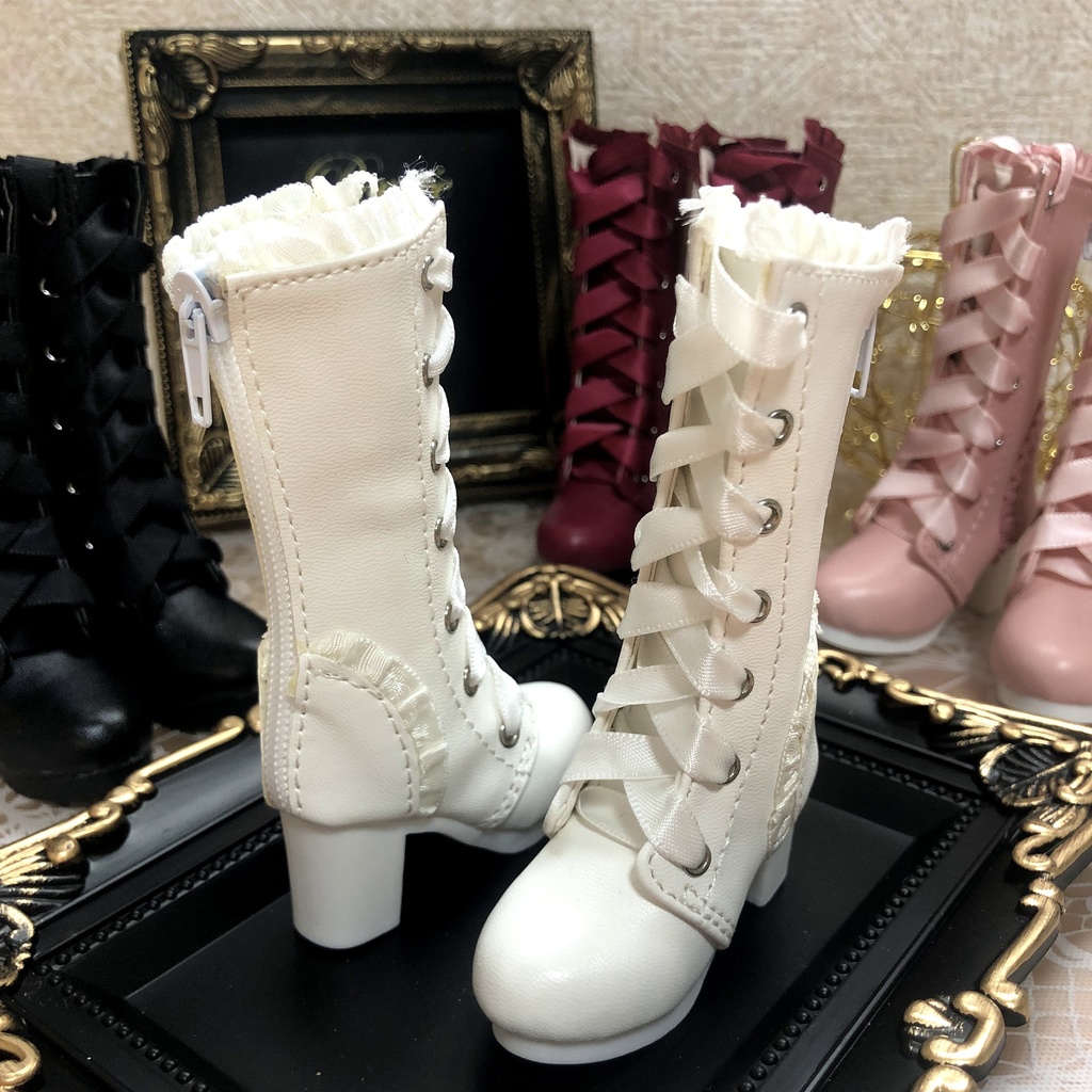 1/4 ドール用 リボンロングブーツ