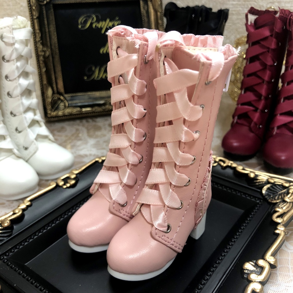 1/4 ドール用 リボンロングブーツ