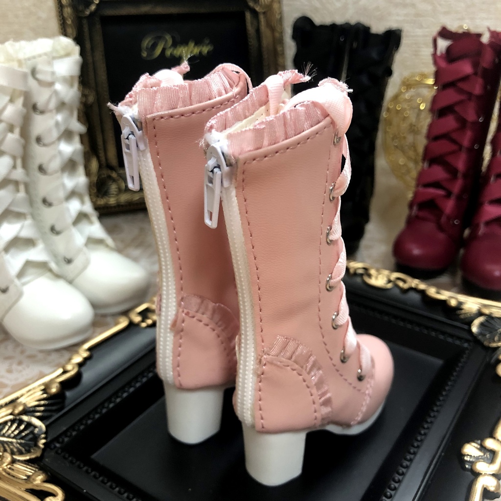 1/4 ドール用 リボンロングブーツ