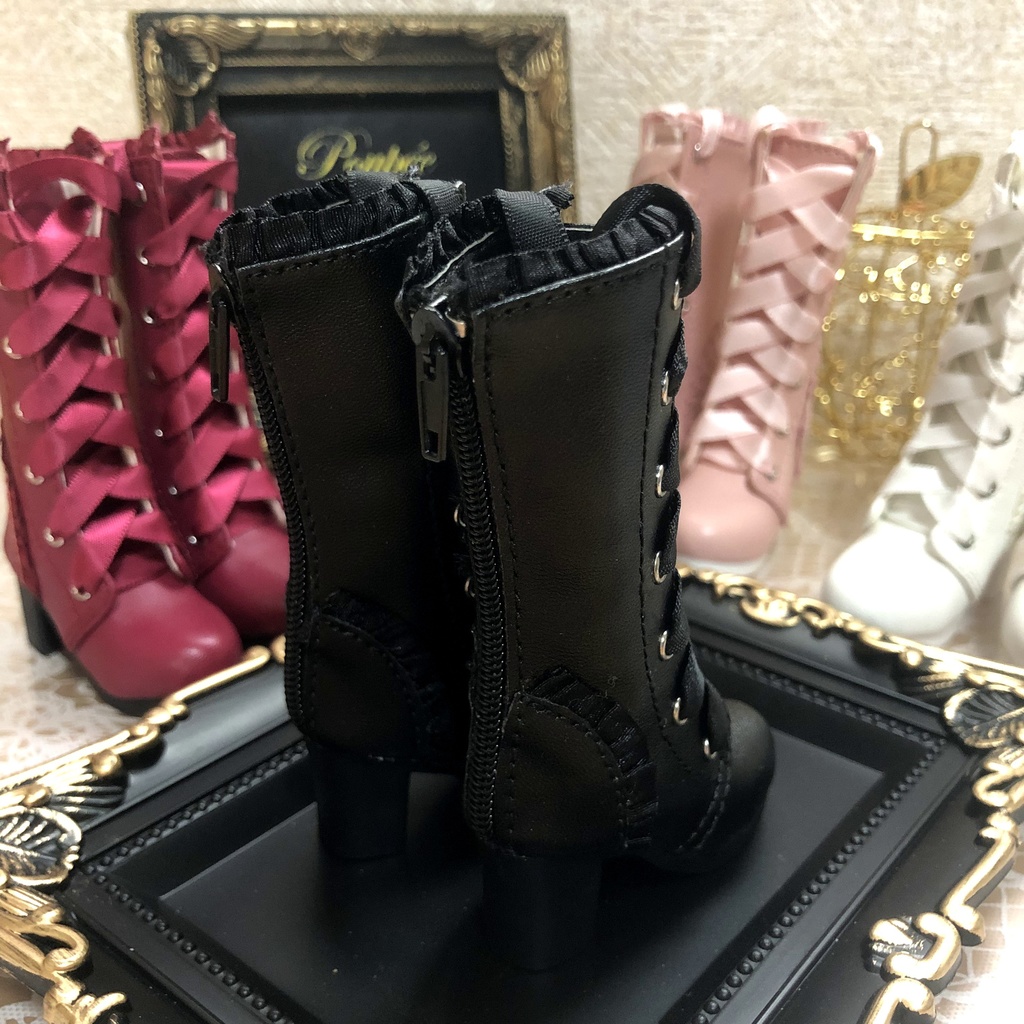1/4 ドール用 リボンロングブーツ