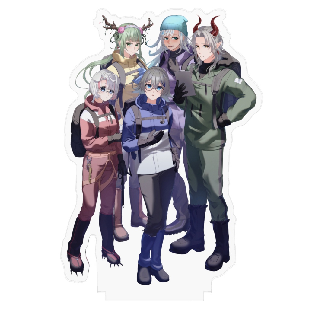 アクスタ_なまものたっぷり漁業組合_集合絵