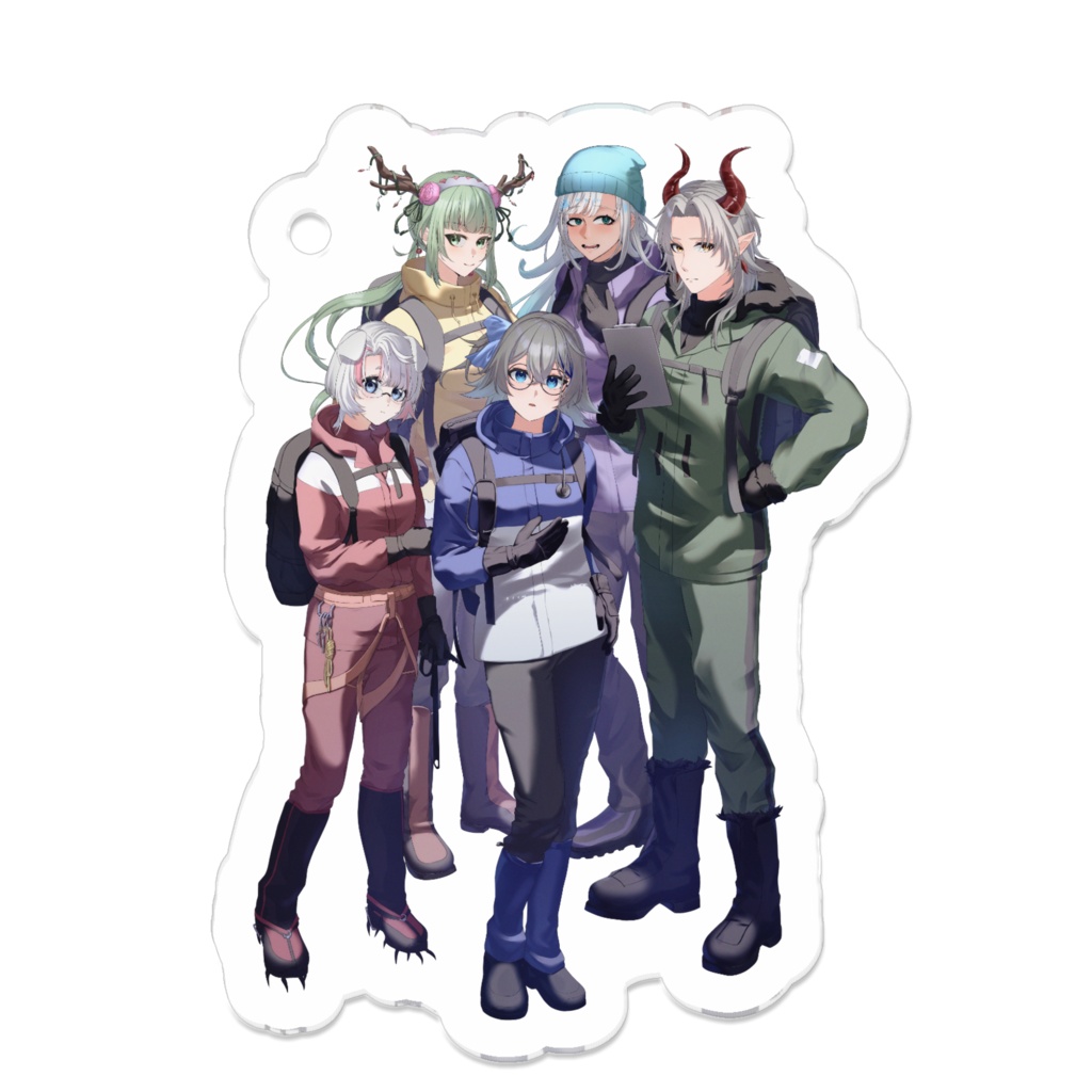 アクキー_なまものたっぷり漁業組合_集合絵
