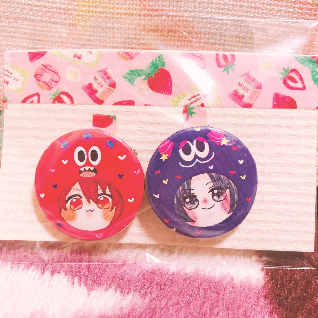 フラウェ缶バッチ Hazelnut Booth