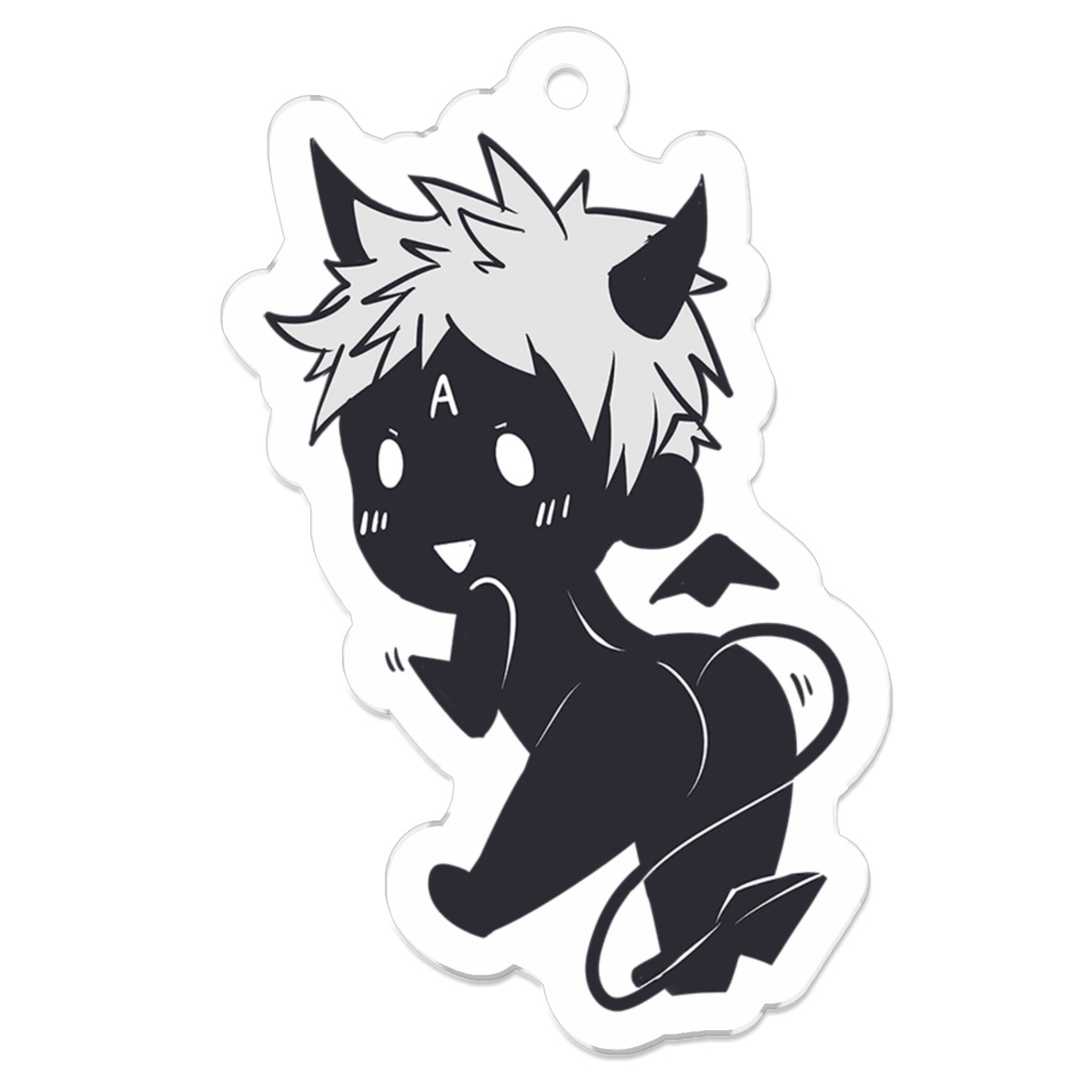 アクリルキーホルダ - Aくん