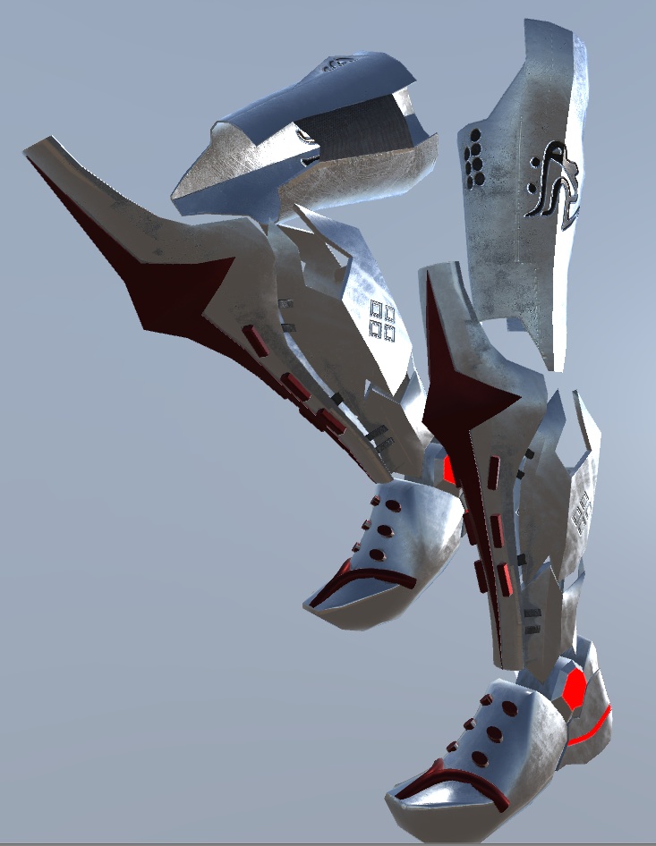 黒鬼装甲 夜叉ノ腿足