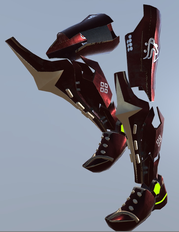 黒鬼装甲 夜叉ノ腿足