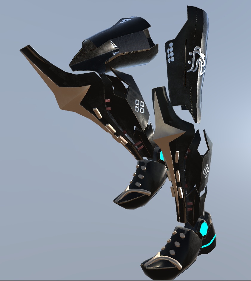 黒鬼装甲 夜叉ノ腿足