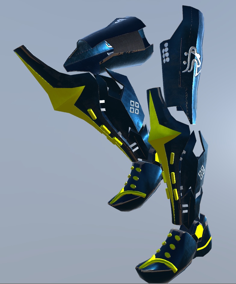 黒鬼装甲 夜叉ノ腿足