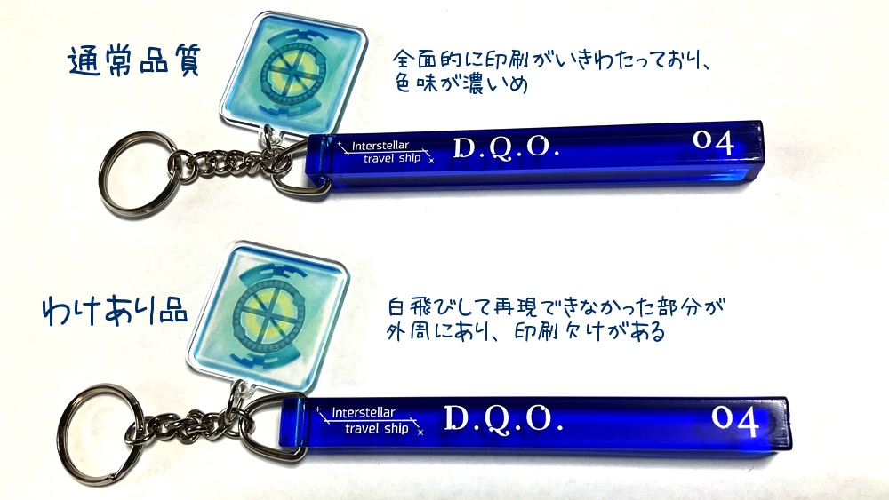 D.Q.O.ルームキーホルダー04 わけあり品