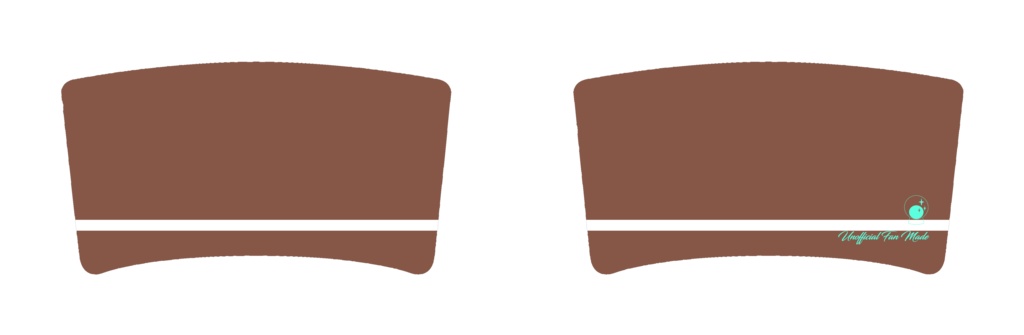 人格イラスト風カップスリーブ