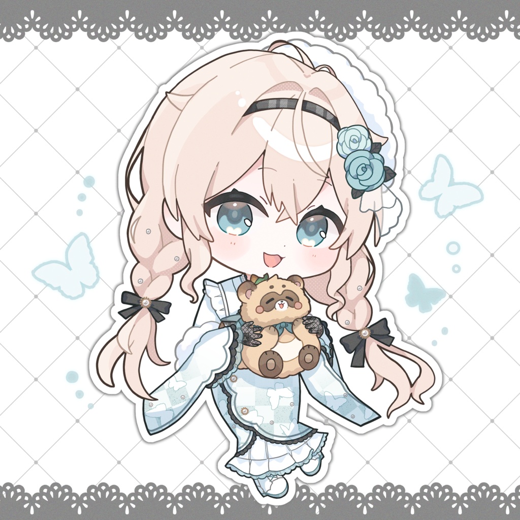 【C107】風真いろは着物アクリルキーホルダー(非公式)