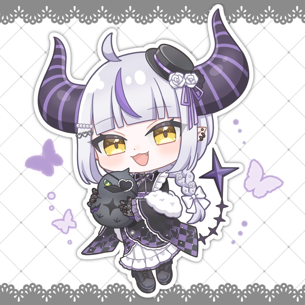 【C107】ラプラスダークネス着物アクリルキーホルダー(非公式)