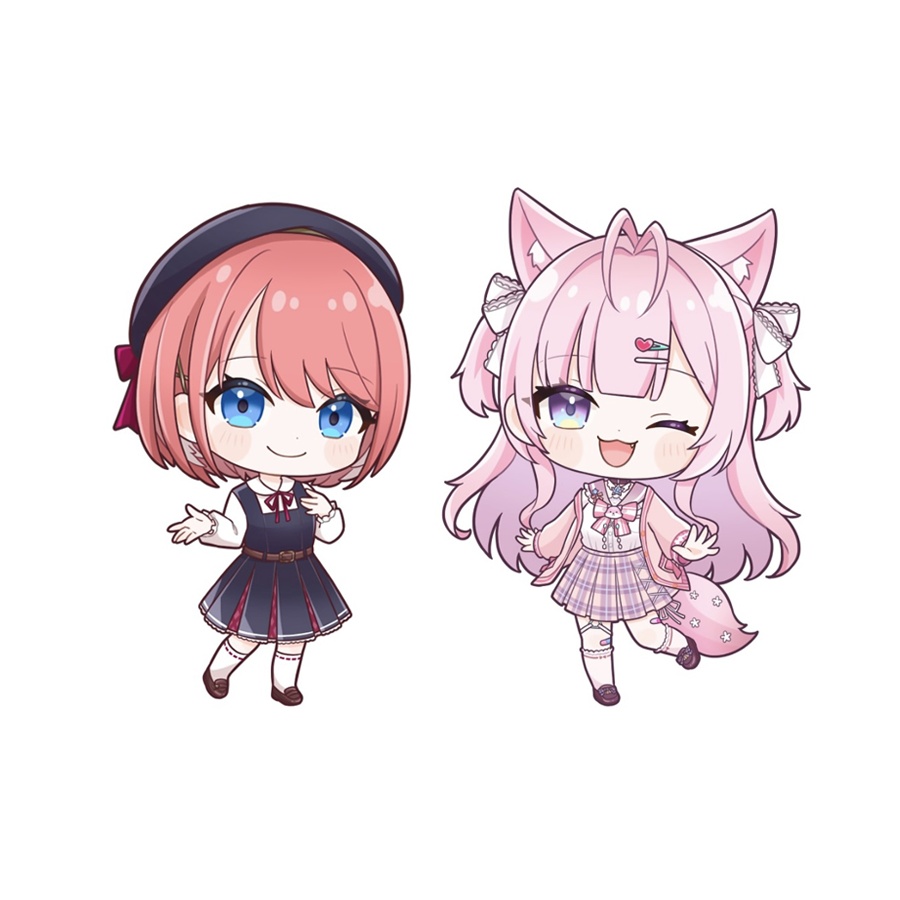 【ホロクル9th】holoXアクリルキーホルダー(制服ミニキャラ)【非公式】