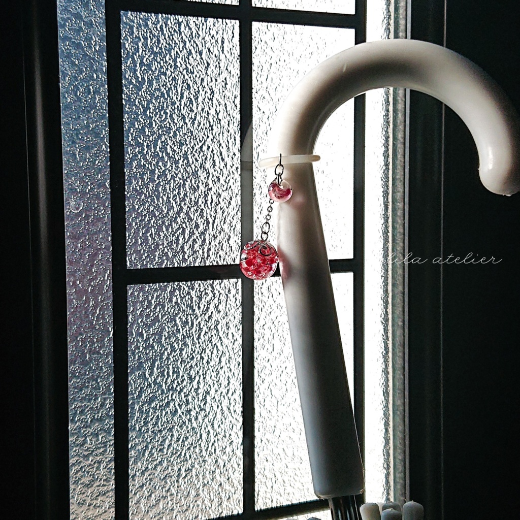 かすみ珠【紅】マルチマーカー(金属アレルギー対応)