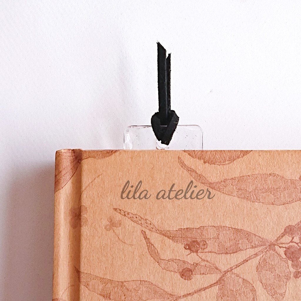 かすみ草【紫】標本栞