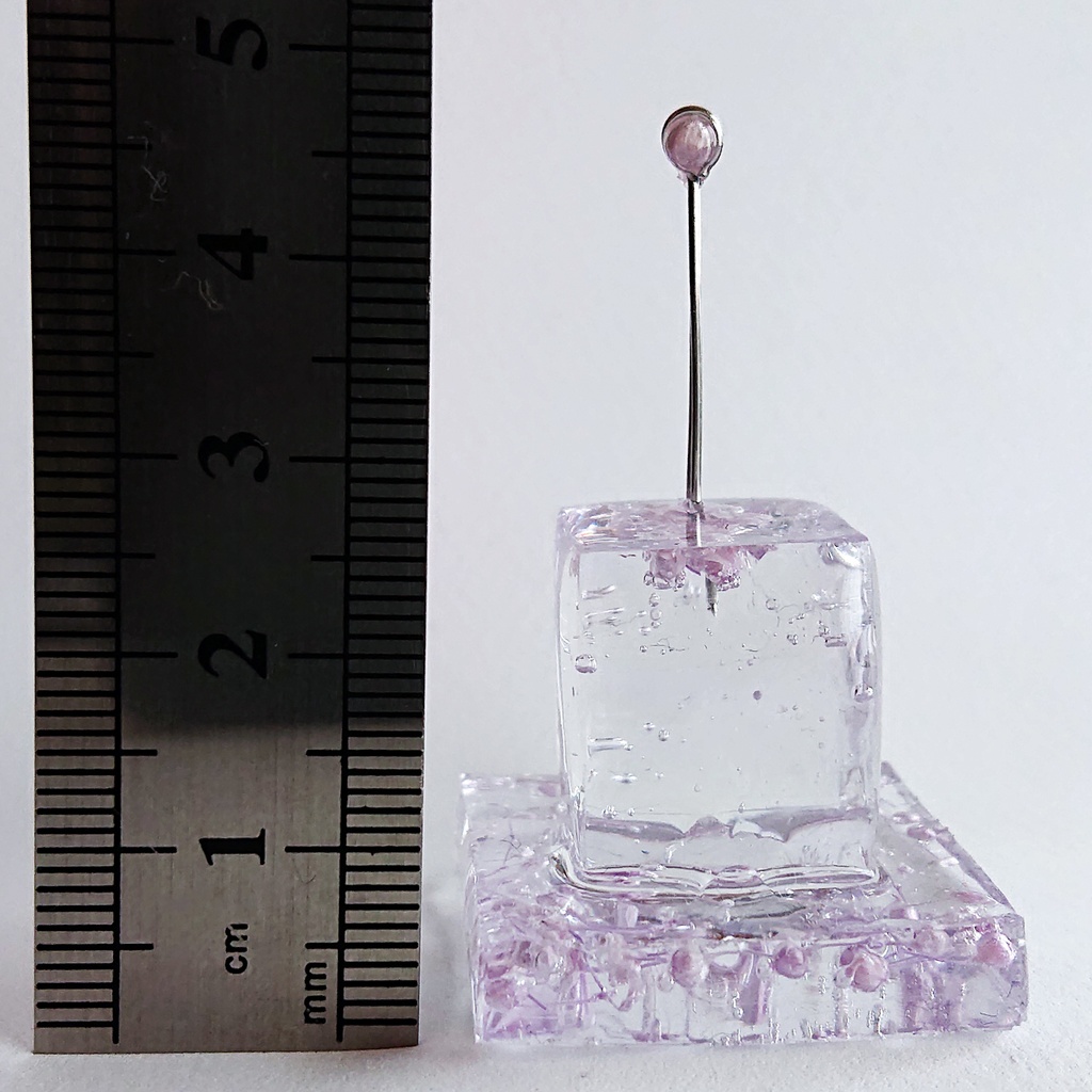 かすみ氷柱花【紫】メモスタンド