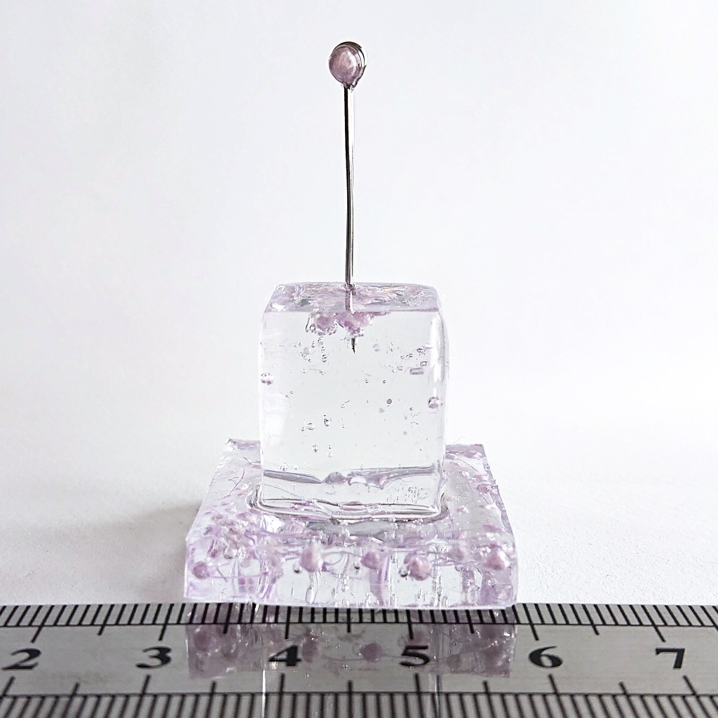 かすみ氷柱花【紫】メモスタンド