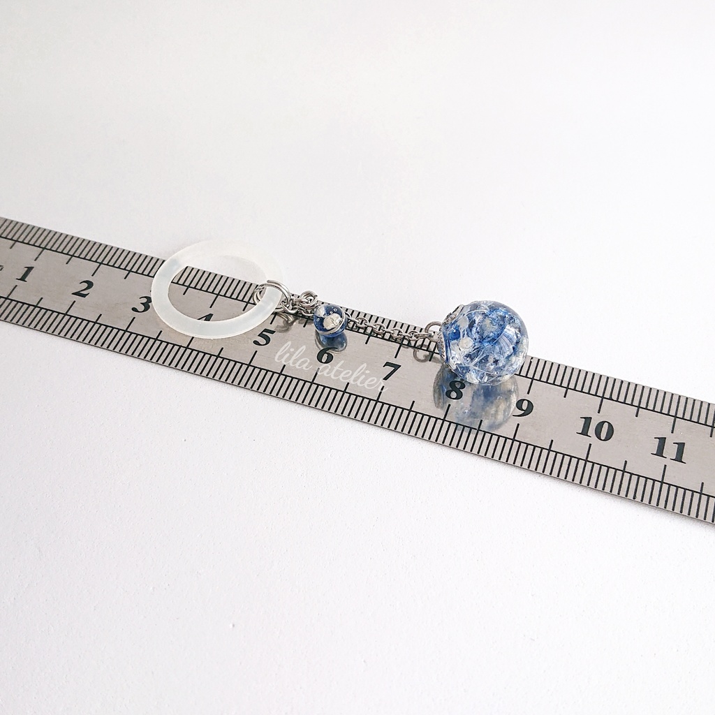 かすみ珠【夜空】マルチマーカー(金属アレルギー対応)