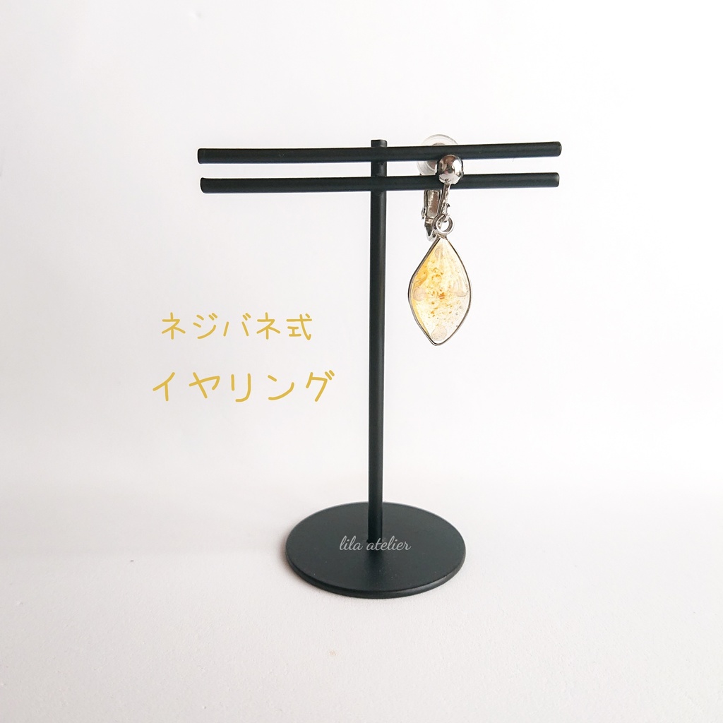 かすみ葉【秋】ピアス/イヤリング(金属アレルギー対応)