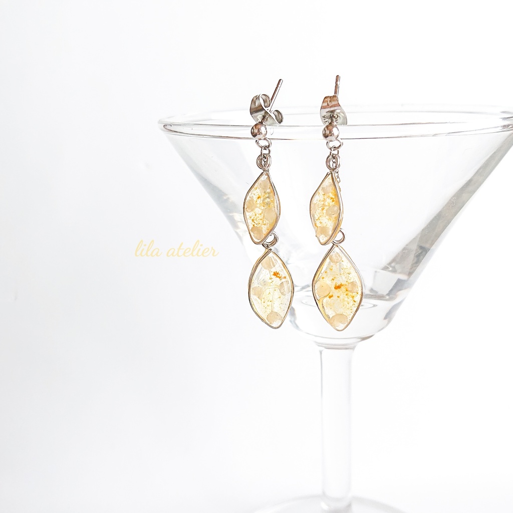 かすみ双葉【秋】ピアス/イヤリング(金属アレルギー対応)