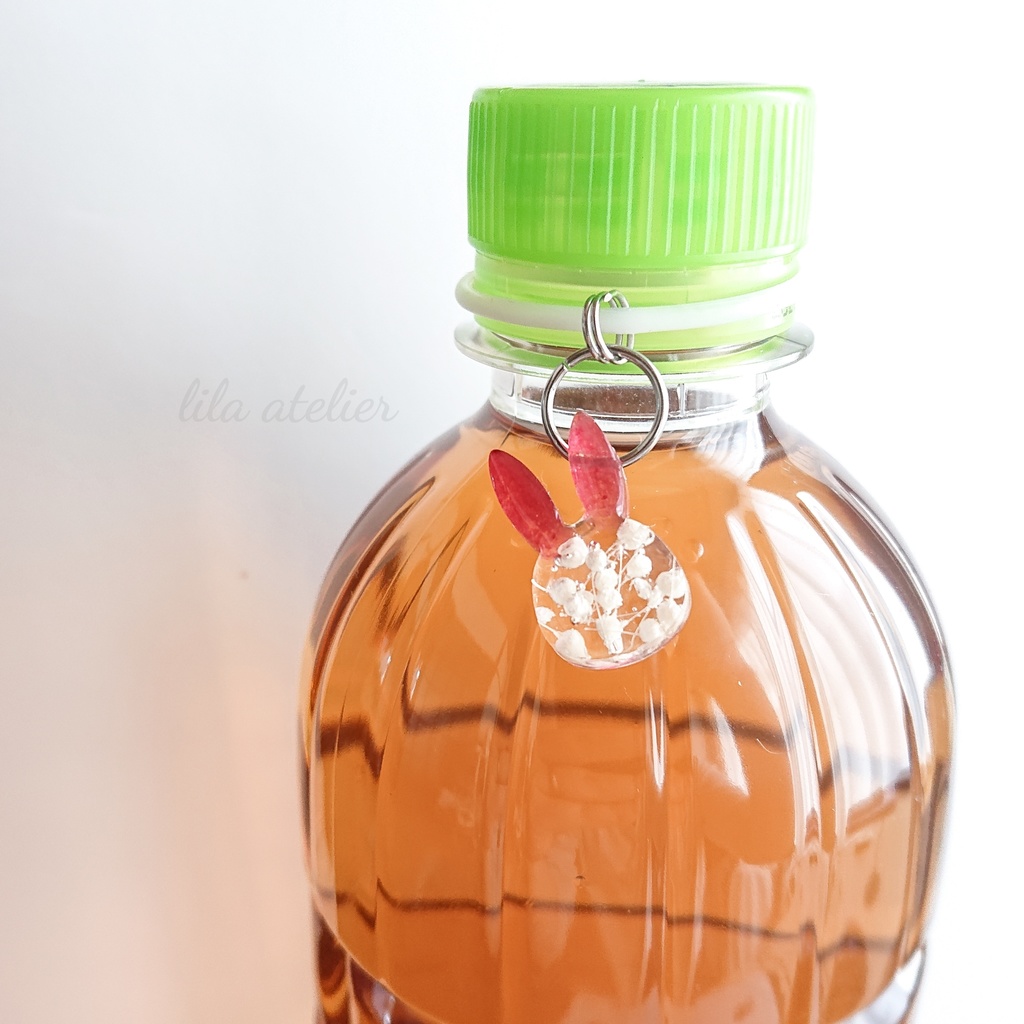 彩りかすみウサギ【紅】マルチマーカー(金属アレルギー対応)