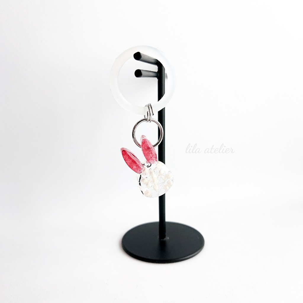 彩りかすみウサギ【紅】マルチマーカー(金属アレルギー対応)