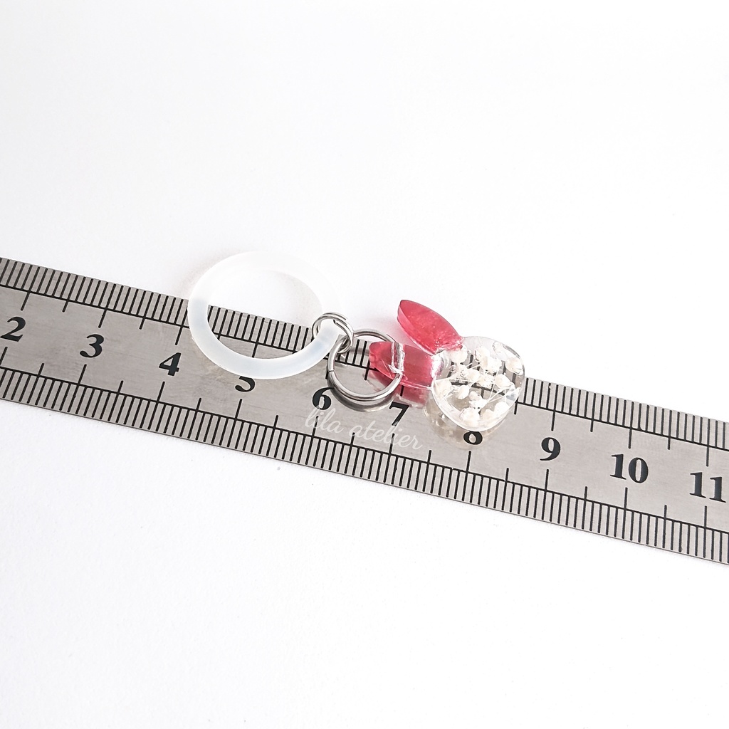 彩りかすみウサギ【紅】マルチマーカー(金属アレルギー対応)